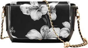 Sketch FLOWER and whitesWallet Crossbody Bag for Women Waterproof Women's Shoulder Handbags with Credit Card Slots Chest Bag