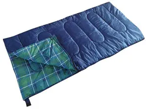 Sleeping Bag, Blue, Polyester, 5 lb, 25F