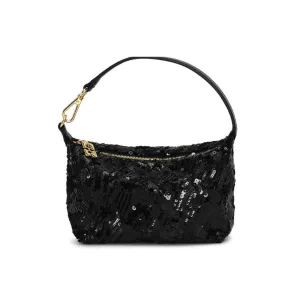 Small Butterfly Pouch Sequin Bag (Black)