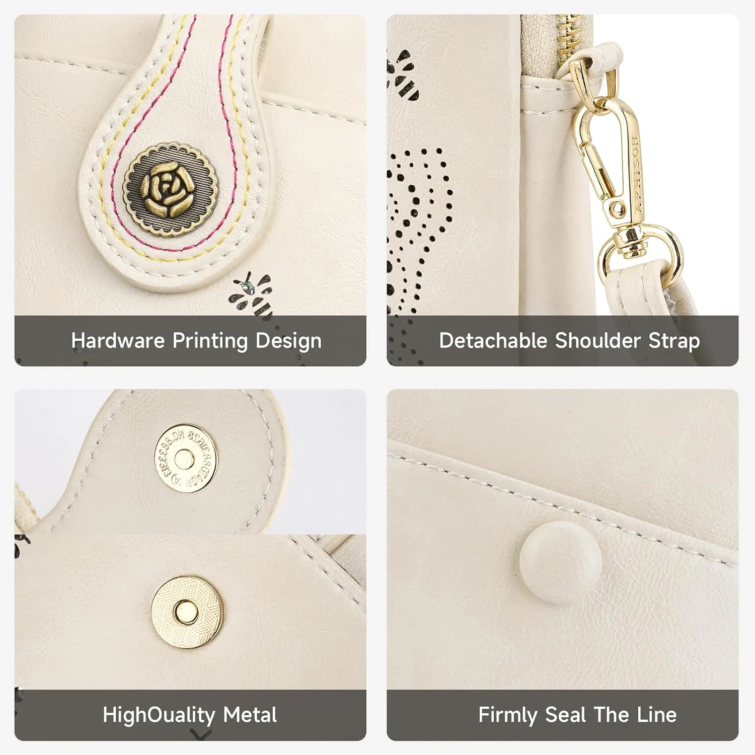 Small Crossbody Bags for Women, Lightweight Mini Cute Cell Phone Purse for Women with Tassel Shining Butterfly