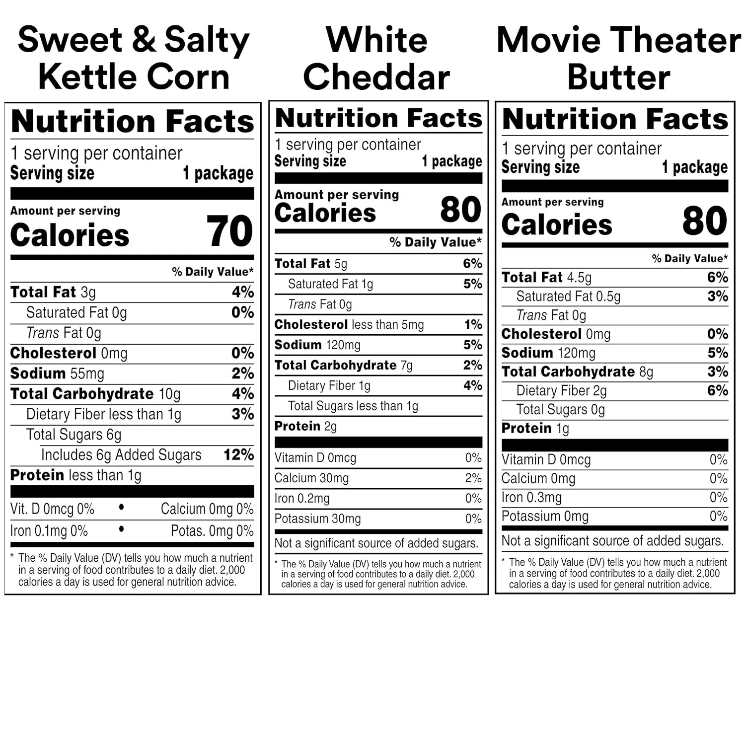 Smartfood Popcorn, Variety Pack, 0.5 Ounce (Pack of 40)