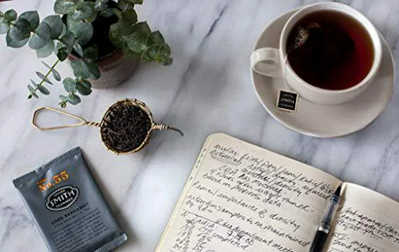 Smith Teamaker | Lord Bergamot No. 55 | Sugar-Free, Sustainably Grown, Caffeinated Full Leaf Earl Grey Black Tea with Italian Bergamot Oil (15 Sachets, 1.2oz each)