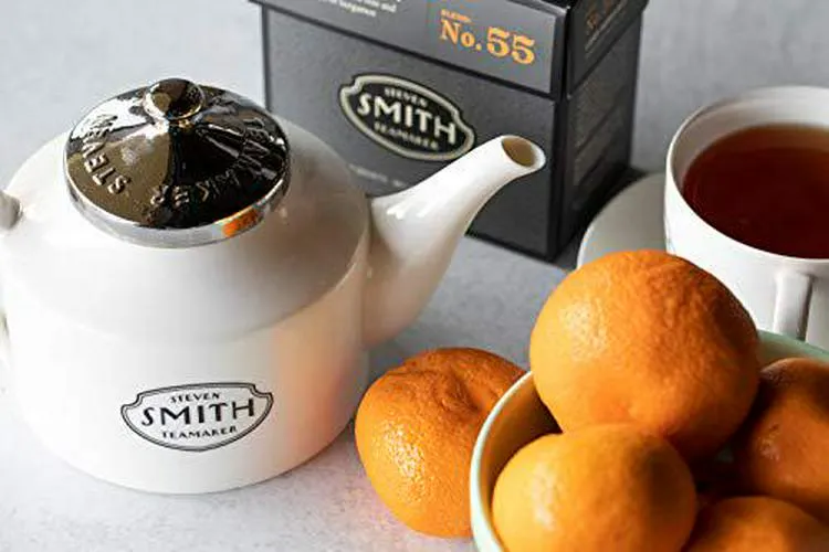 Smith Teamaker | Lord Bergamot No. 55 | Sugar-Free, Sustainably Grown, Caffeinated Full Leaf Earl Grey Black Tea with Italian Bergamot Oil (15 Sachets, 1.2oz each)