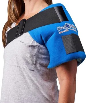 Soft Gel Shoulder Ice Wrap By Cool Relief (Blue Color)