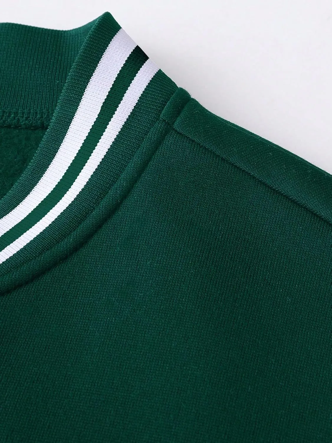 SOLY HUX Men's Varsity Jacket Color Block Letter Graphic Long Sleeve Baseball Jacket Bomber Coat