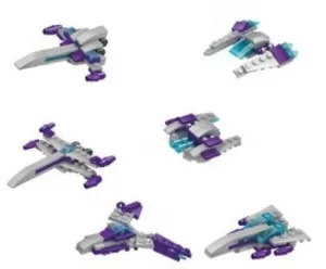 Space War Themed Building Brick Spaceship