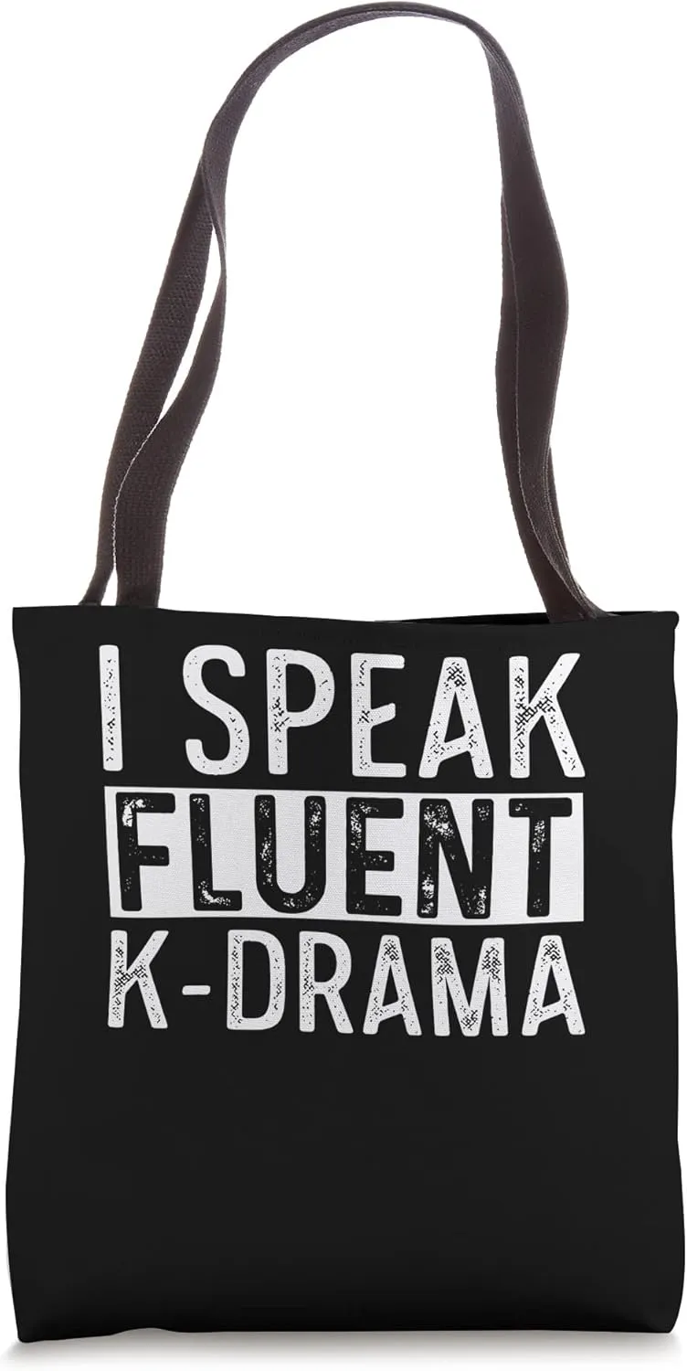 Speak Fluent K-drama Movie Addict Tote Bag