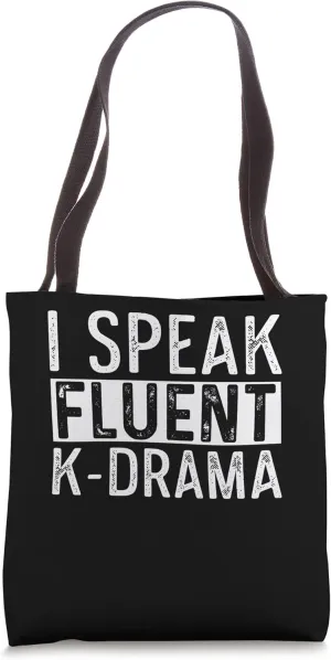 Speak Fluent K-drama Movie Addict Tote Bag