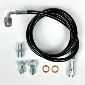 Stainless Steel Clutch Line For 1994-2001 Integra DC with K Swap (Black)