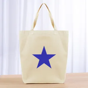 Star Tote Bag - blue