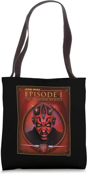 Star Wars The Phantom Menace Darth Maul Big Portrait Tote Bag