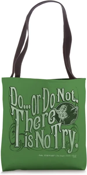 Star Wars Yoda Do Or Do Not There Is No Try Tote Bag