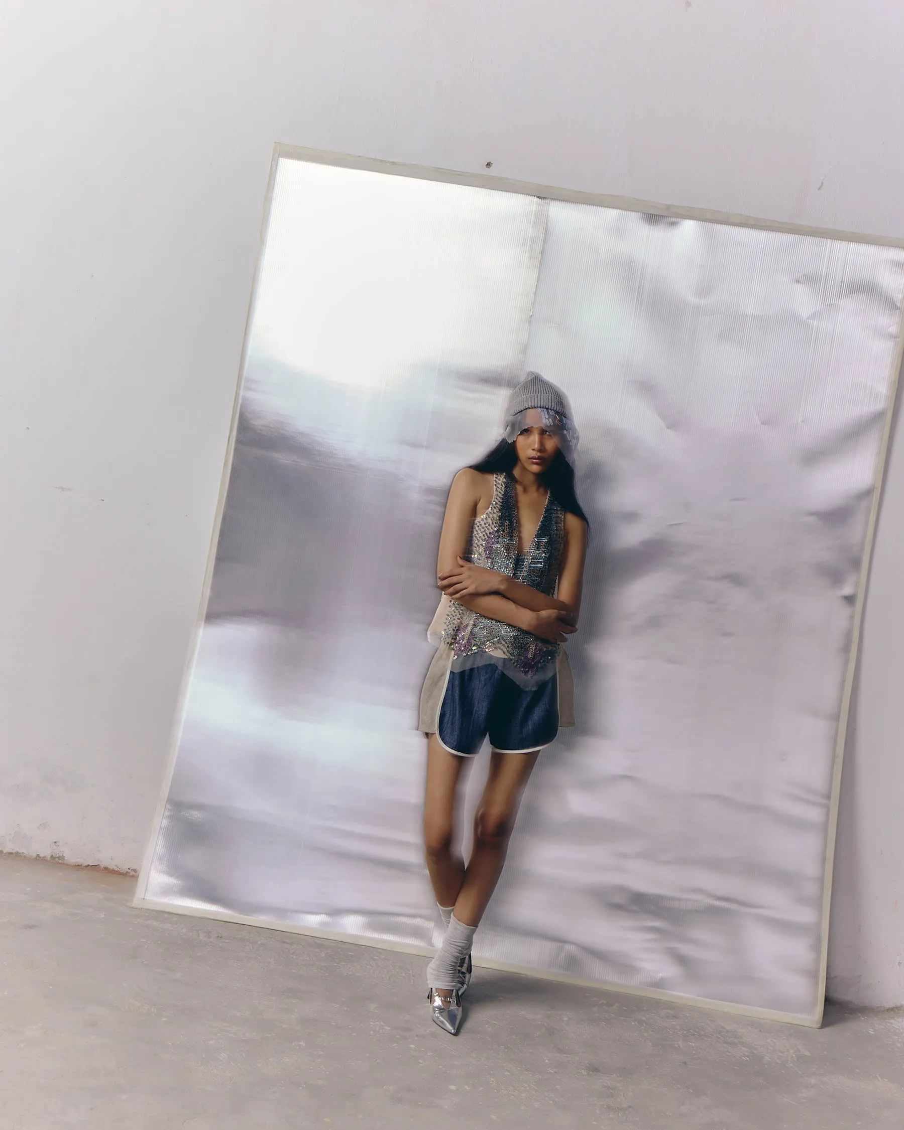 Stippling Landscape Skater Vest