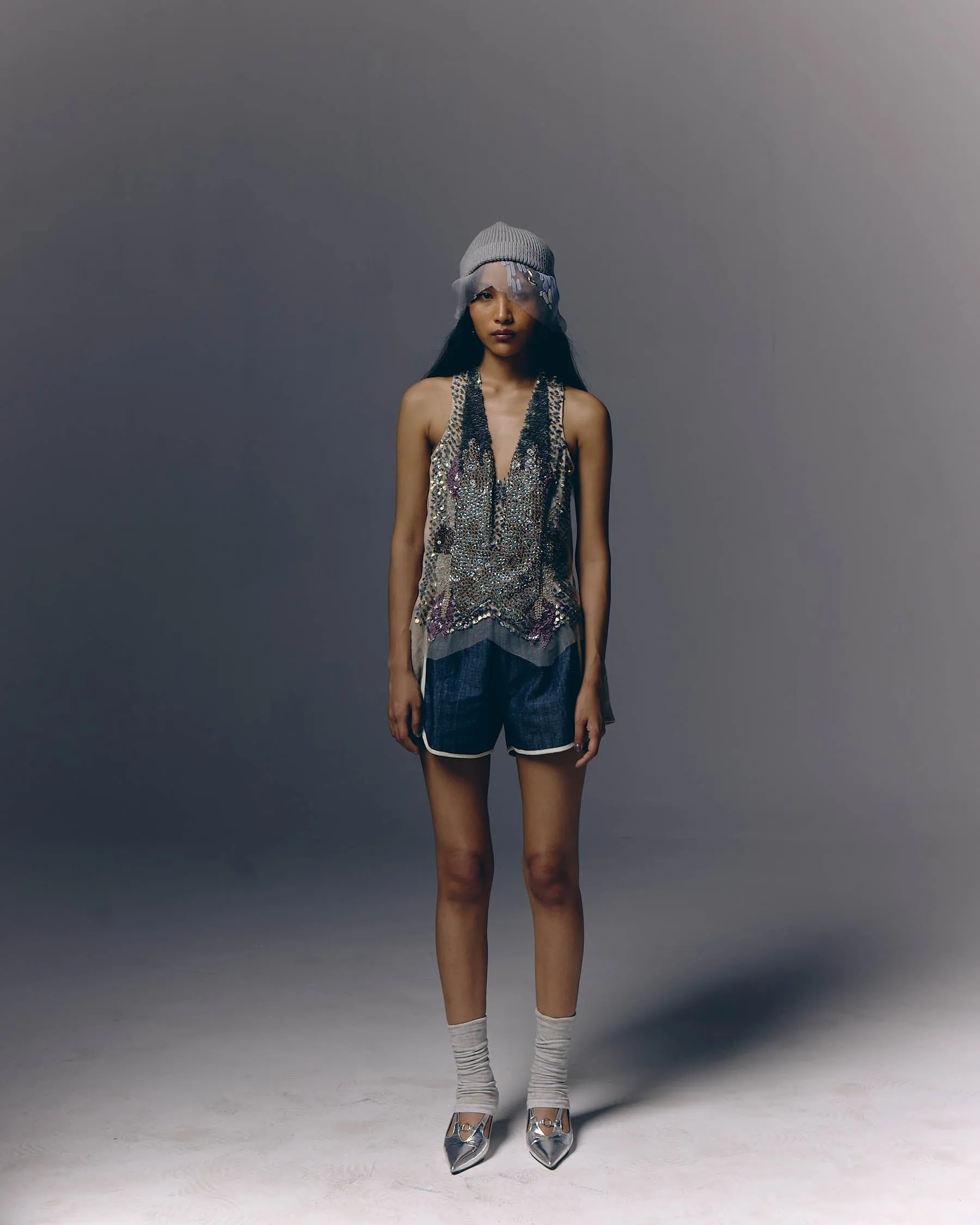 Stippling Landscape Skater Vest