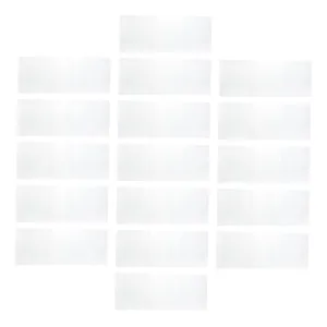 STOBAZA 2sets 400pcs Heat Shrink Bags Clear Packaging Film for Fresh Keeping for Household Use Easy to Apply with Heat Tunnel Bundles 400pcs*2