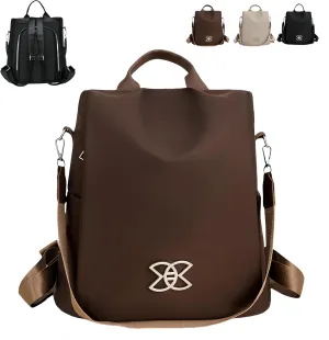 Subscrsidewa Anti-Theft Large Capacity Backpack, with Lockable Compartments, Durable Oxford Bag for Work/Travel
