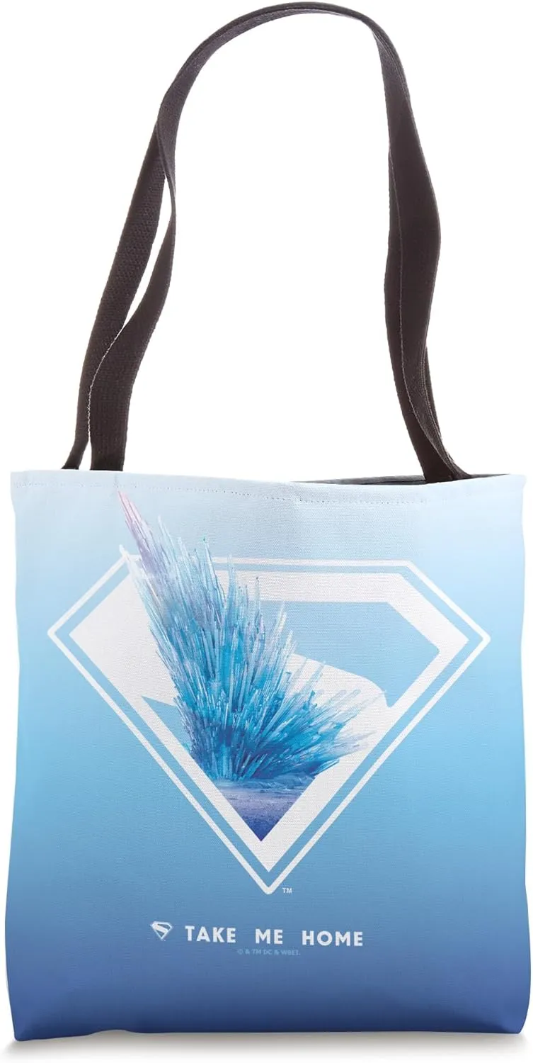 Superman (2025 Movie) Fortress of Solitude Shield Tote Bag