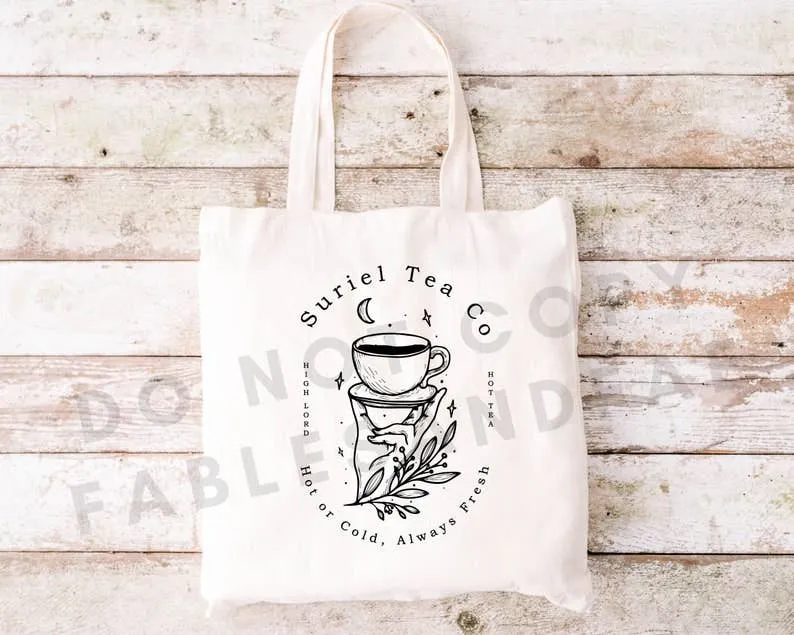 Suriel Tea Co ACOTAR Book Inspired Tote Bag