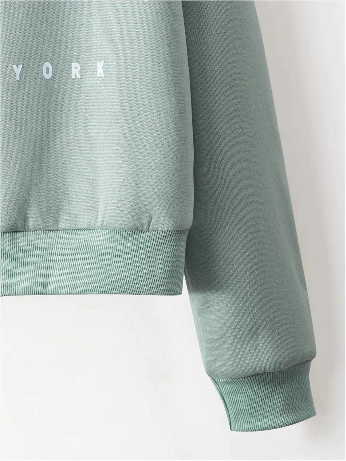 SweatyRocks Girl's Letter Print Zip Up Hoodie Long Sleeve Casual Thermal Sweatshirt Jackets