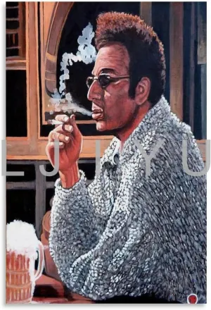 SXDIYF Cosmo Kramer TV Actor Art Portrait Poster 4 Canvas Painting Posters And Prints Wall Art for Living Room Bedroom Decor 24x36inch(60x90cm)