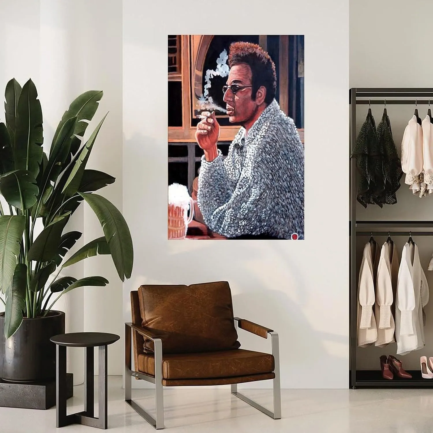 SXDIYF Cosmo Kramer TV Actor Art Portrait Poster 4 Canvas Painting Posters And Prints Wall Art for Living Room Bedroom Decor 24x36inch(60x90cm)