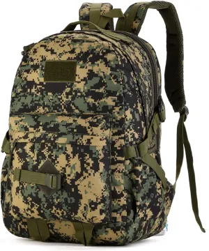 Tactical Backpack, Assault Pack, Military Tactical Army Backpack, Simple Backpack, Running, Sports, Fitness, Cycling (Color : Jungle Digital, Size : 40L)