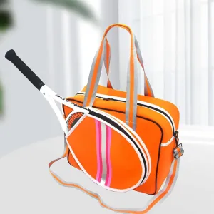Tennis Bags For Women, Waterproof Tennis Tote Bags For Women, Large Tennis Racket Bag With Removable Shoulder Strap