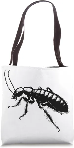 Termite Dad Mom Lover - Monochromatic Termite Tote Bag