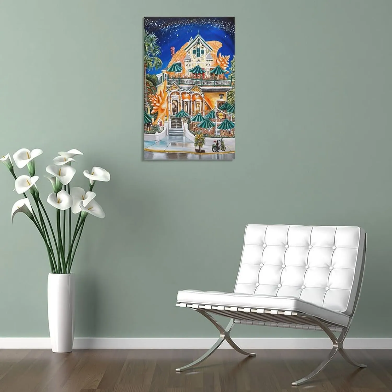 TGIQjthg Abigail White Poster Hard Rock Cafe, Key West, Florida, Conch Shell Canvas Wall Art Poster For Room Aesthetic And Decor Poster For Office Decor Living Room Bedroom 24x36inch(60x90cm)