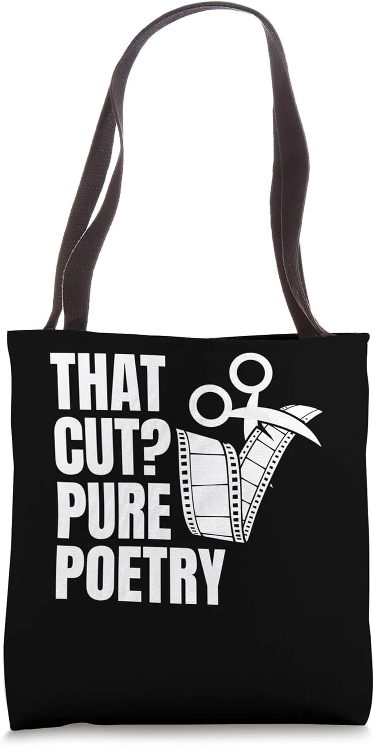 That Cut? Pure Poetry Editor Filmmaker Movie Tote Bag