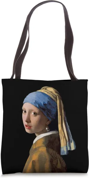 The Girl with a Pearl Earring by Johannes Vermeer Tote Bag