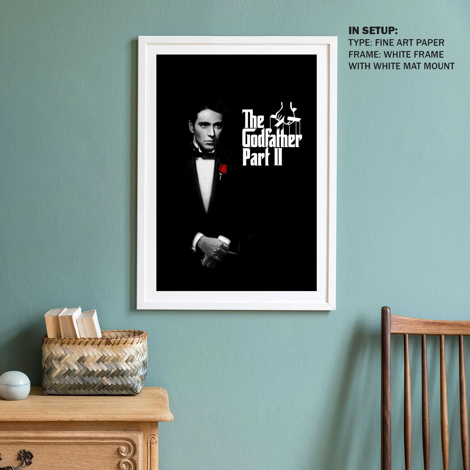 The Godfather- Part II (1974) Movie Poster Art