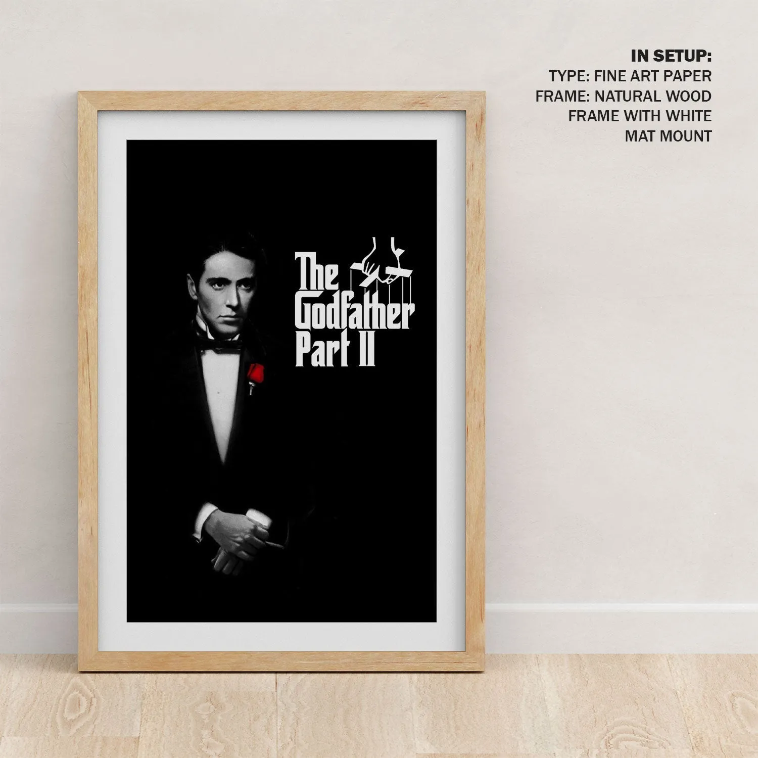 The Godfather- Part II (1974) Movie Poster Art