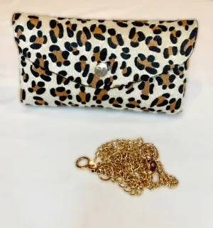 The Leopard Flip Square Bag