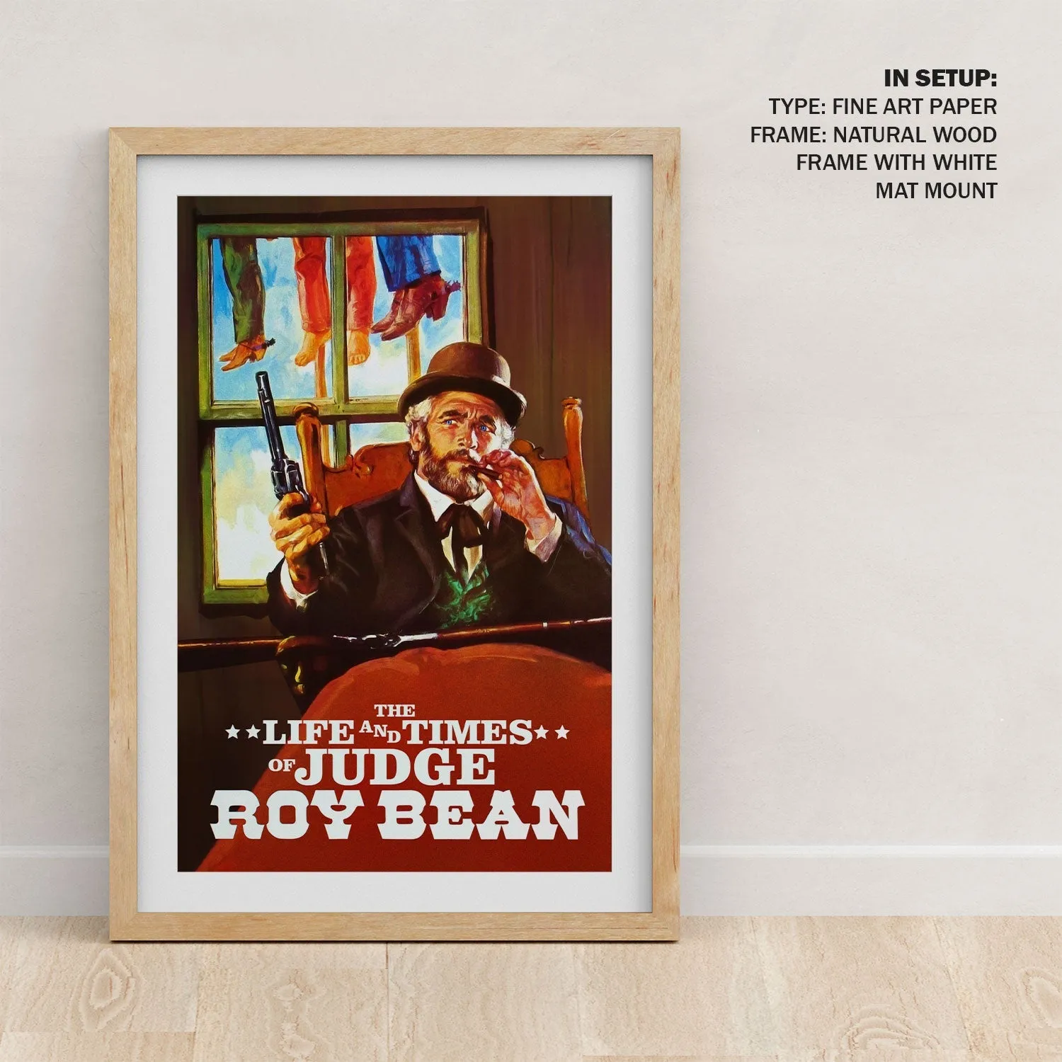 The Life and Times of Judge Roy Bean (1972) Movie Poster Art