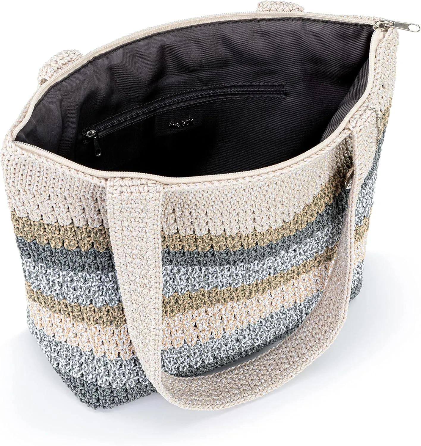 The Sak Casual Classics Tote Bag - Hand Crochet Woman's Purse For Everyday, Travel, Beach Bag - Handbag With Shoulder Straps