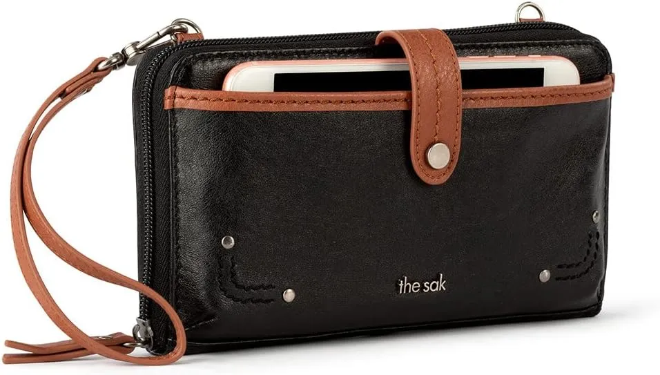 The Sak Iris Smartphone Crossbody Purse - Women's Cellphone Bag & Wallet For Everyday - Convertible Wristlet With Zipper