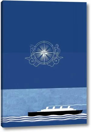 The Voyage Out No Title, 1931 by Frank McIntosh - 20" x 30" Canvas Art Print Gallery Wrapped - Ready to Hang