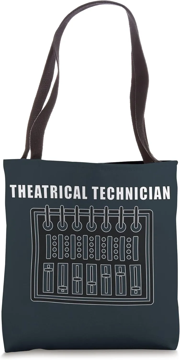 Theatrical Technician Theatre Spotlight Theatre Stage Crew Tote Bag