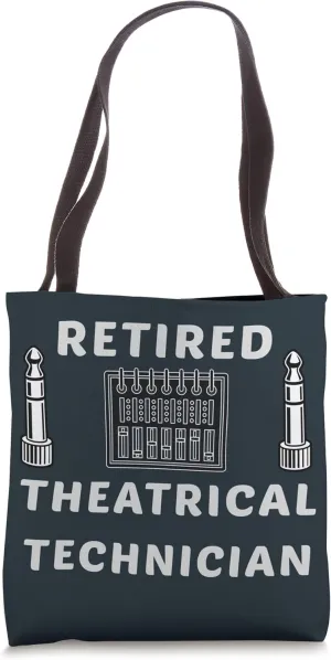 Theatrical Technician Theatre Spotlight Theatre Stage Crew Tote Bag