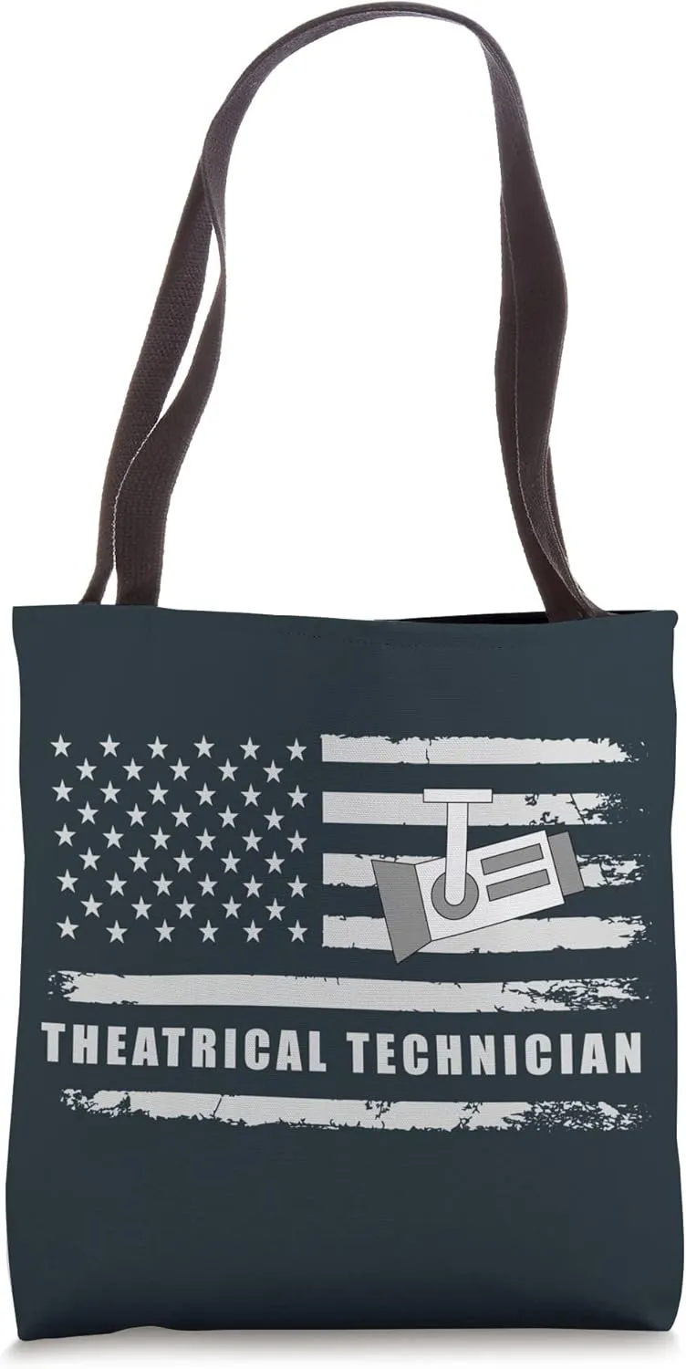 Theatrical Technician Theatre Spotlight Theatre Stage Crew Tote Bag
