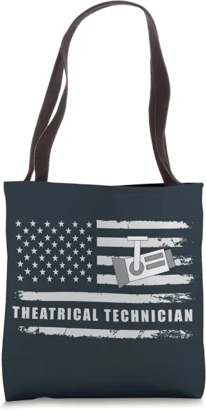 Theatrical Technician Theatre Spotlight Theatre Stage Crew Tote Bag