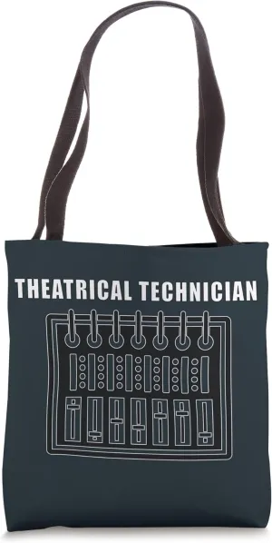 Theatrical Technician Theatre Spotlight Theatre Stage Crew Tote Bag