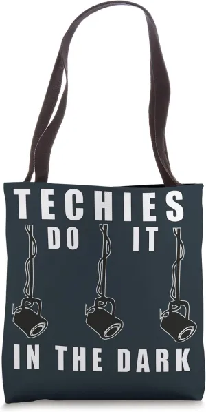 Theatrical Technician Theatre Spotlight Theatre Stage Crew Tote Bag