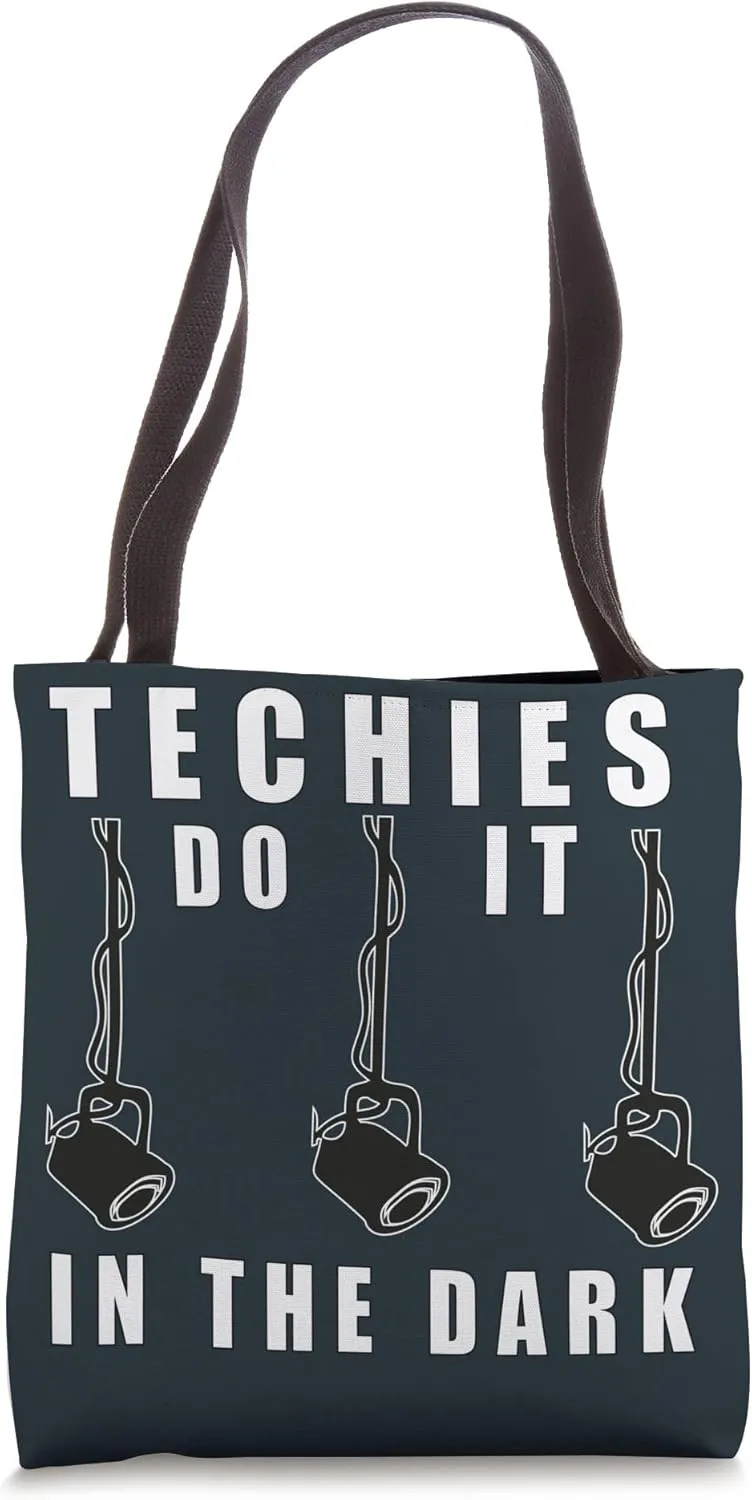 Theatrical Technician Theatre Spotlight Theatre Stage Crew Tote Bag