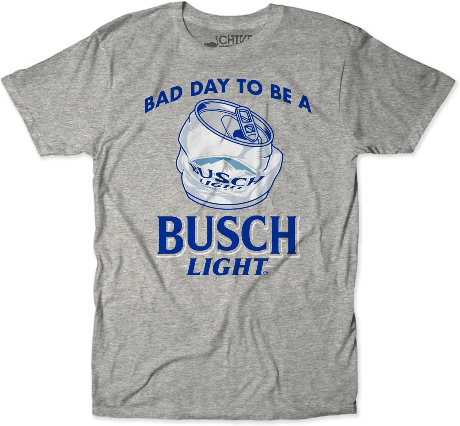 theCHIVE Bad Day to Be A Busch Crushed Beer Can Unisex T-Shirt