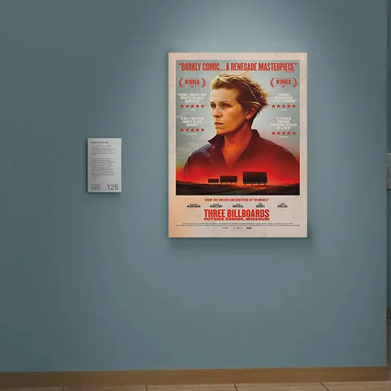 Three Billboards Outside Ebbing, Missouri Canvas Print | Film | Chief Willoughby | Frances McDormand | Woody Harrelson | Sam Rockwell