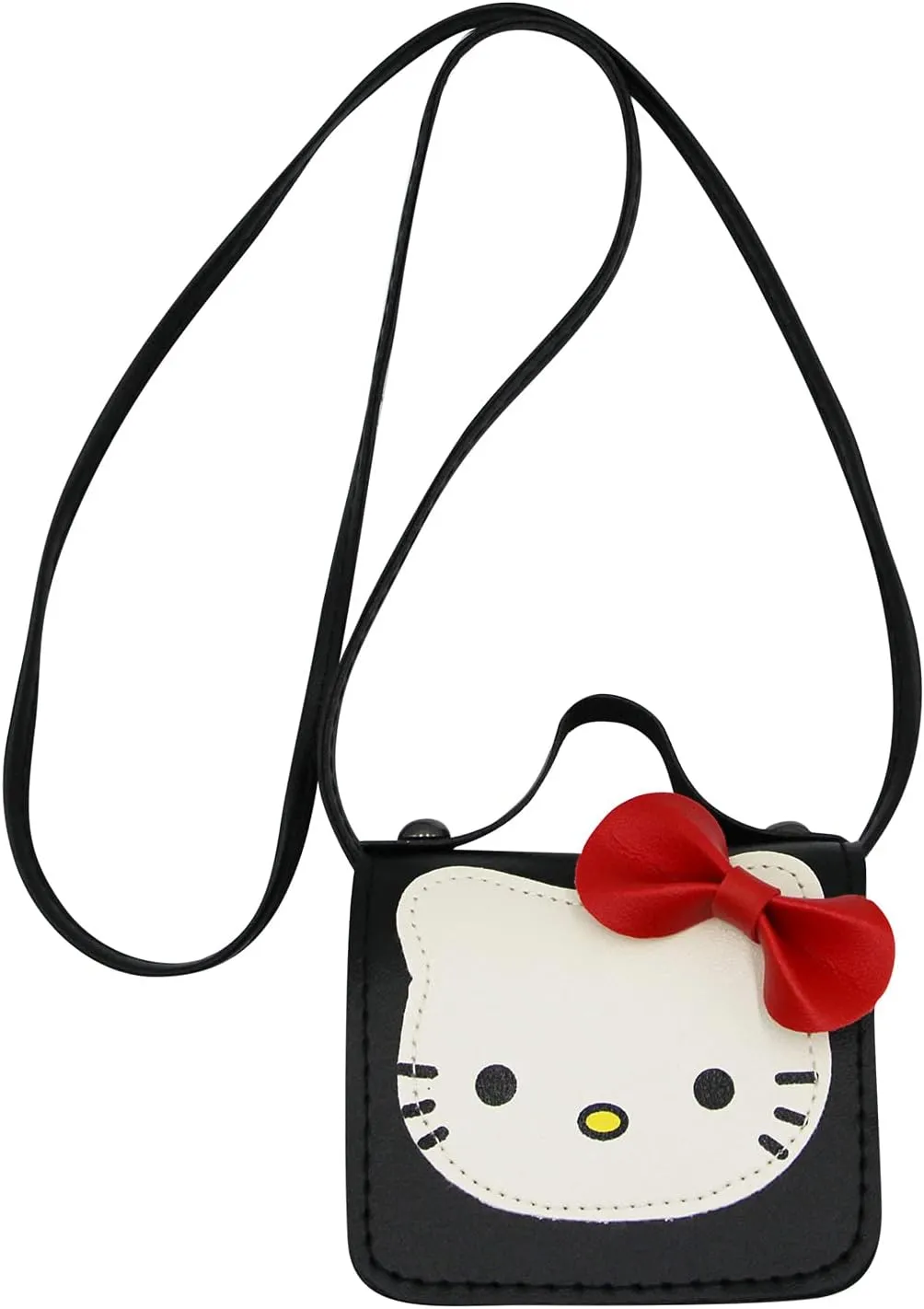 Toddlers Kids Purse Cute Cartoon Bowknot Cat Crossbody Bag Little Girls Small Leather Shoulder Bag Tote Handbag
