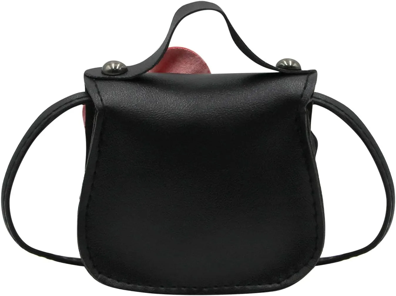 Toddlers Kids Purse Cute Cartoon Bowknot Cat Crossbody Bag Little Girls Small Leather Shoulder Bag Tote Handbag