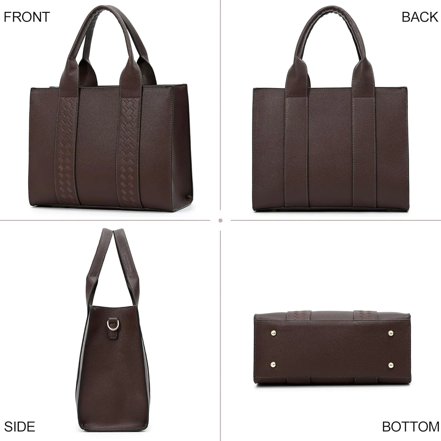 ToLFE Tote Bags for Women Top Handle Satchel Purses and Handbags PU Leather Shoulder Hobo Bags